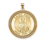 Saint Paul Round Rope Border Religious Medal