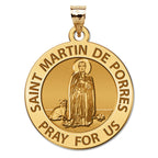 Saint Martin De Porres Round Religious Medal