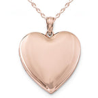 Rose Gold Plated Classic Heart Photo Locket