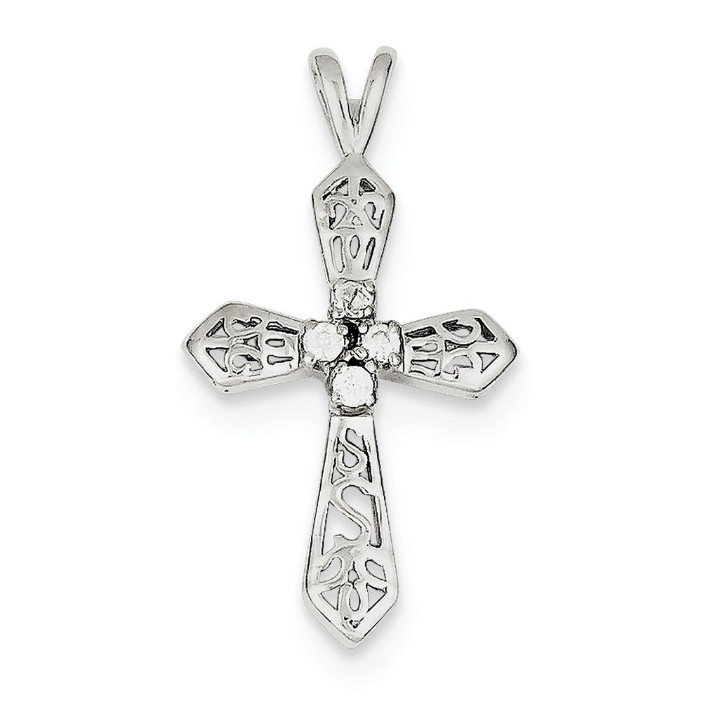 Cz Passion Cross Pendant