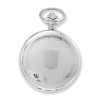Stainless Steel Hunter Case Quartz Pocket Watch