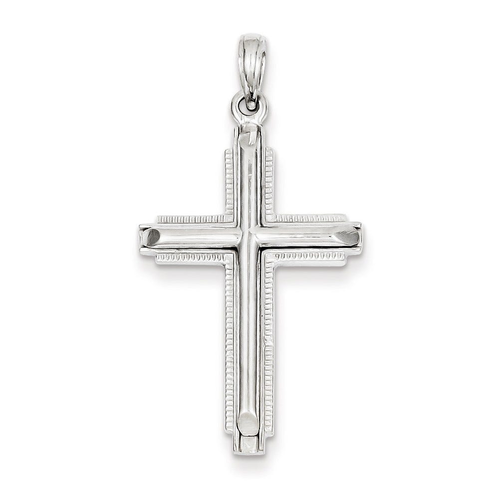 Cylinder Cross On Beaded Trim Frame