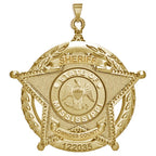 Personalized 5-Point Star Mississippi Sheriff Badge with Rank & Dept.