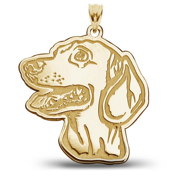 Dachshund Dog Portrait Charm or Pendant