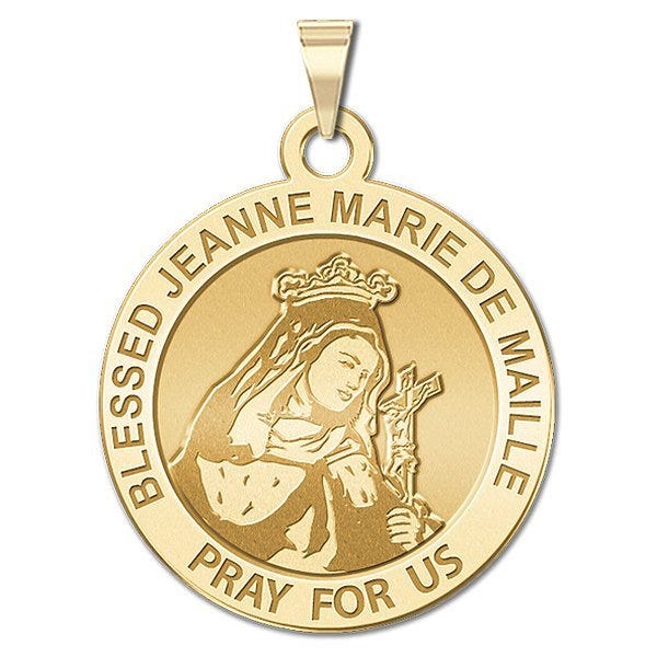 Blessed Jeanne Marie De Maille Religious Medal