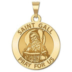 Saint Gall Round Religious Medal