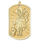 Saint Florian Dog Tag Religious Medal