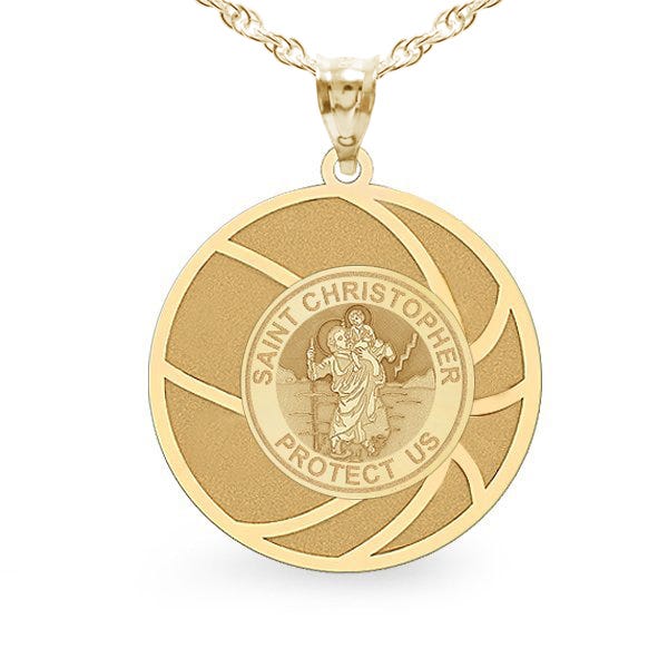 Saint Christopher Basketball Medal