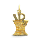 Pharmacy Mortar & Pestle Charm