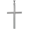 Classic 14K White Gold Cross Pendant