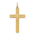 Laser Designed Cross Pendant