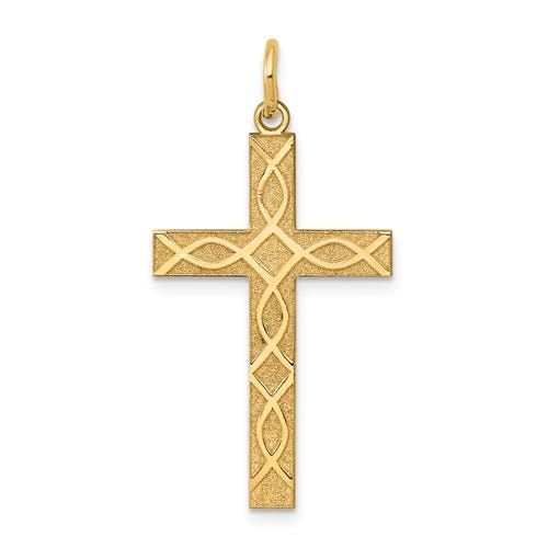 Laser Designed Cross Pendant