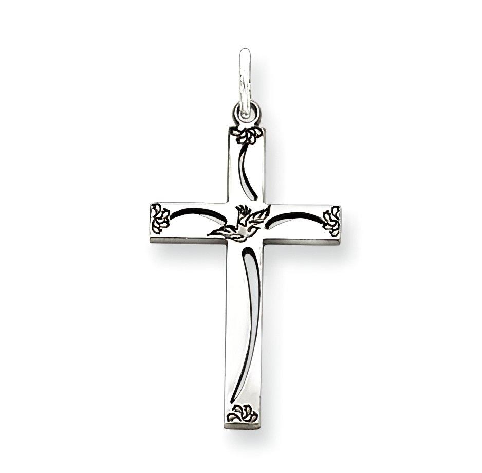Laser Designed Cross Charm