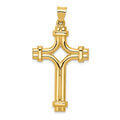Polished Fancy Cross Pendant