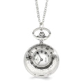 Charles Hubert Women's Chrome Tone Necklace Watch