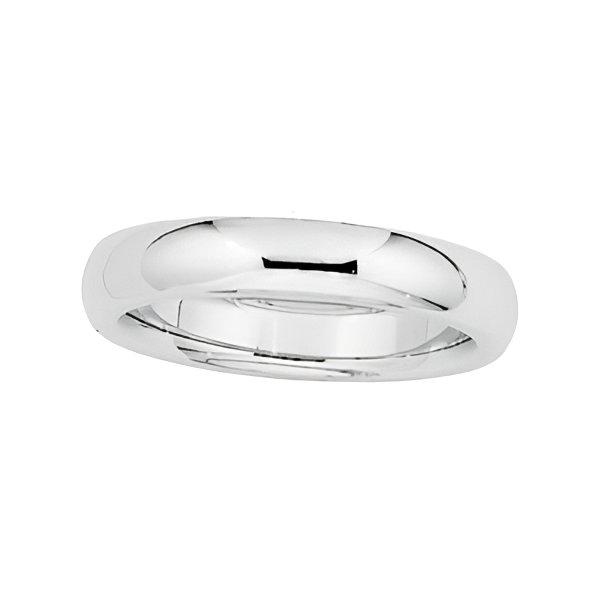 Platinum Approx. 0.10 Inch Comfort-Fit Wedding Band