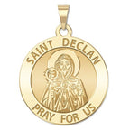 Saint Declan Religious Round Medal