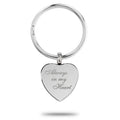 Heart Shape Always in My Heart Cremation and Ash Vessel Keychain