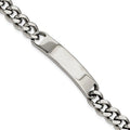 Custom Engraved Stainless Steel Men's Curb Link ID Bracelet