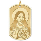 Sacred Heart Of Jesus Dog Tag Religious Medal
