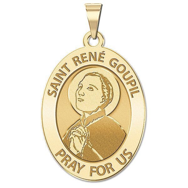 Saint Rene Goupil Oval Medal