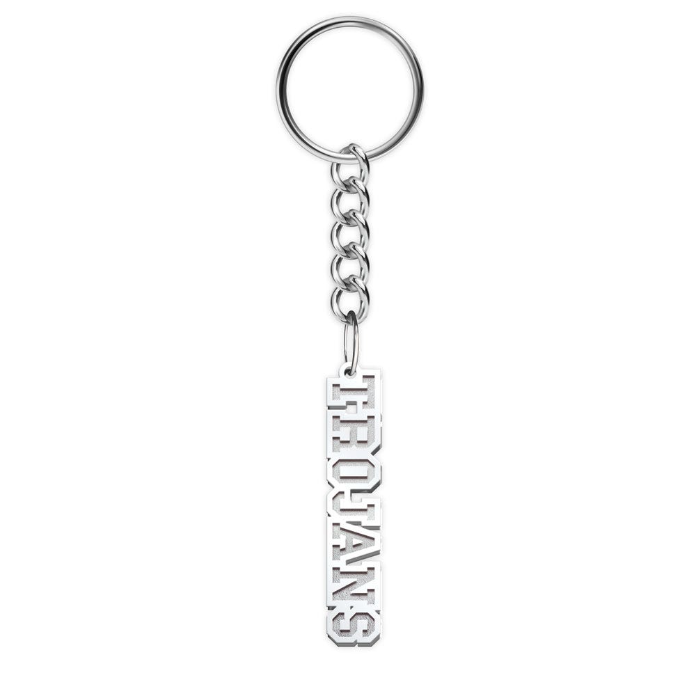 Usc Block Trojans Key Chain