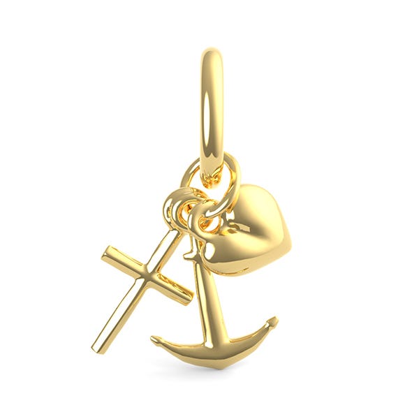 Faith, Hope, Charity Charm(0908)