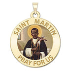 Saint Martin De Porres Religious Medal Color