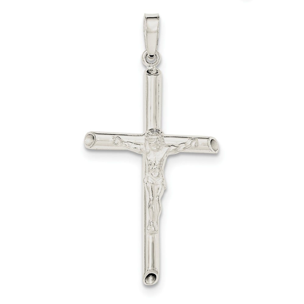 Polished Hollow Crucifix Pendant