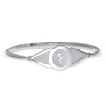 Sterling Silver Women's Medical Bangle Bracelet