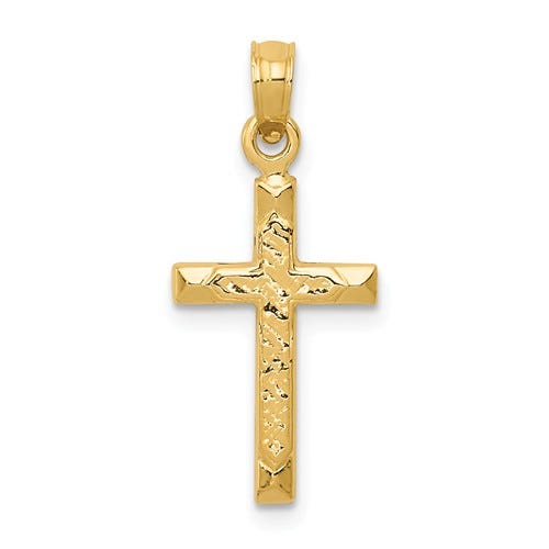 14K Cross Pendant