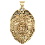 Personalized California Police Badge with Your Rank, Department and Number