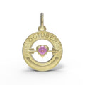 October Love Birthstone Charm