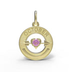 October Love Birthstone Charm