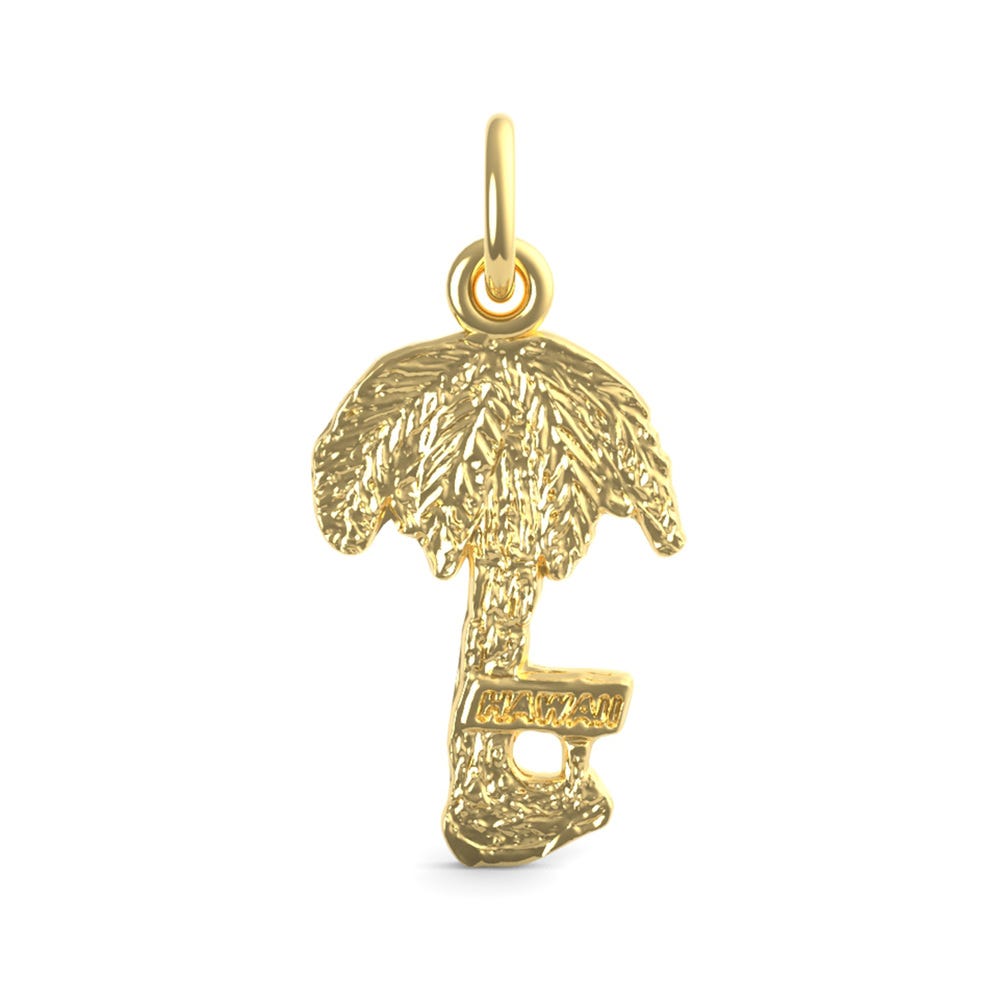 Hawaii Palm Tree Charm