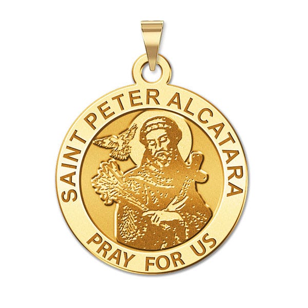 Saint Peter Alcatara Round Medal