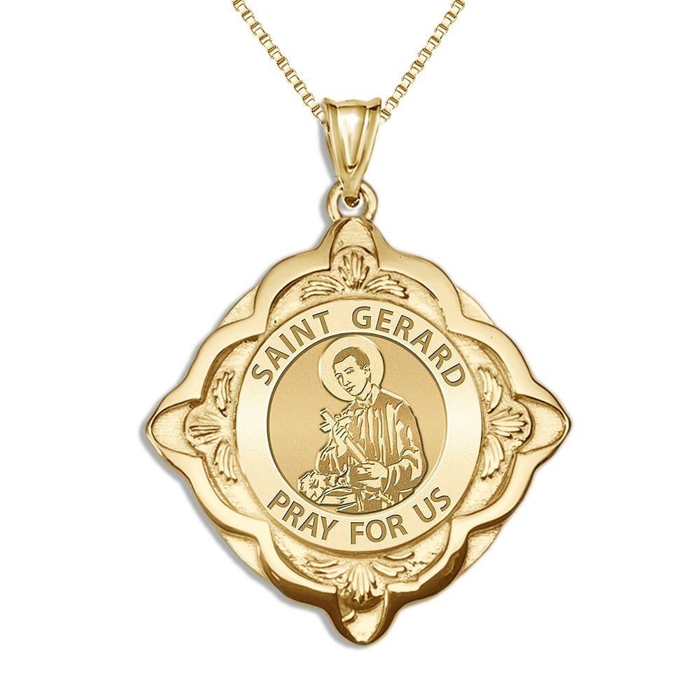 Saint Gerard Cathedral Round Religious Medal