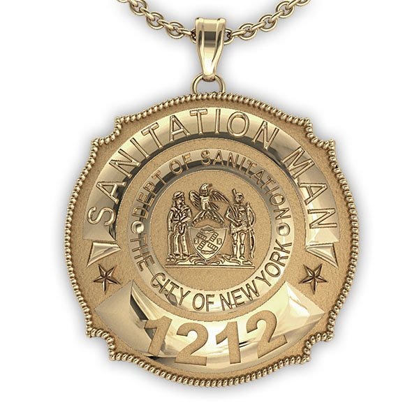 Personalized Sanitation Badge