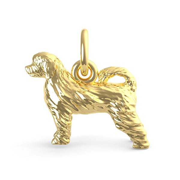 Portuguese Water Dog Charm
