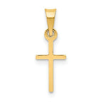 Polished Cross Charm