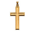 Large Gold Cross Pendant
