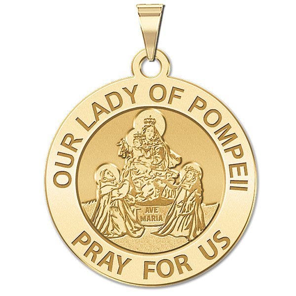 Our Lady Of Pompeii Religious Medal