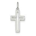 Sterling Silver Cut-Out Cross Charm