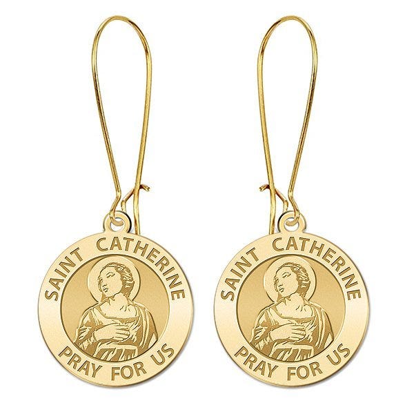 Saint Catherine of Alexandria Earrings