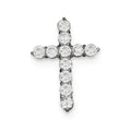 Sterling Silver Cz Cross Pendant