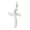 Polished Freeform Cross Pendant