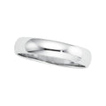 Platinum Approx. 0.16 Inch Half-Round Wedding Band