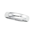 Platinum Approx. 0.16 Inch Half-Round Wedding Band