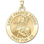 Saint Francis Xavier Round Religious Medal