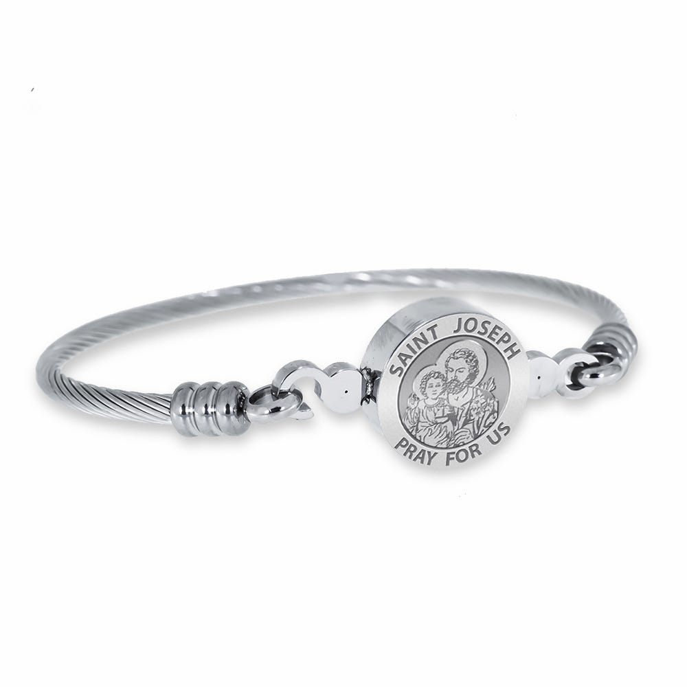 Saint Joseph Bangle Bracelet
